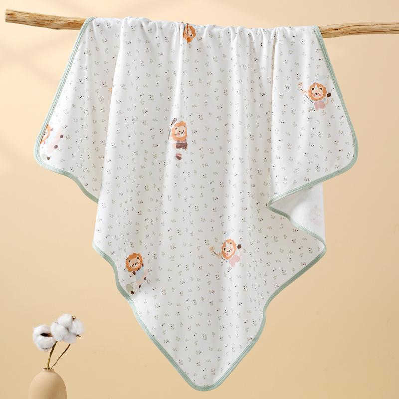 Breathable Pure Cotton Newborn Swaddle Blanket, Thin To Prevent Startle Reflex, Infant Type A.
