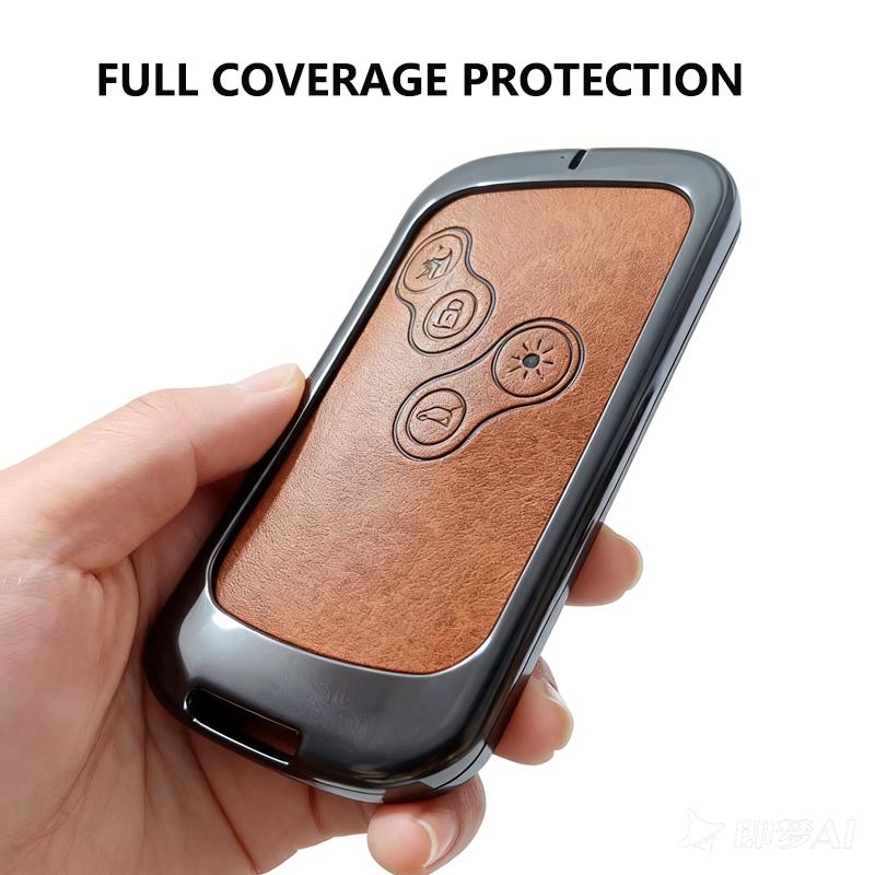 

Retro Alloy Key Case for Renault Clio 4 Captur Megane 3 Scenic Fluence Zoe Koleos Laguna Nema Stage Cover Car Key Accessories