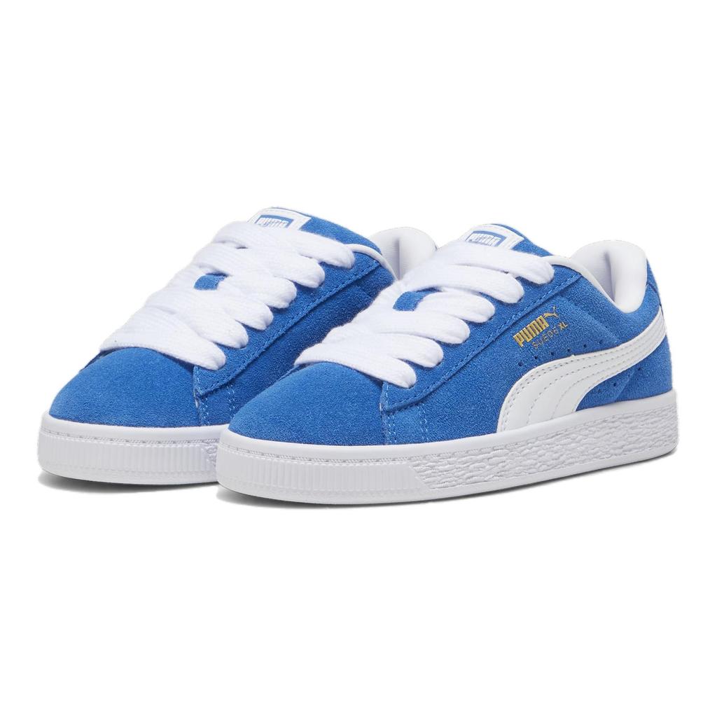 Puma Suede XL Little Kid Team Royal Blue Men Sneakers White 396578-01
