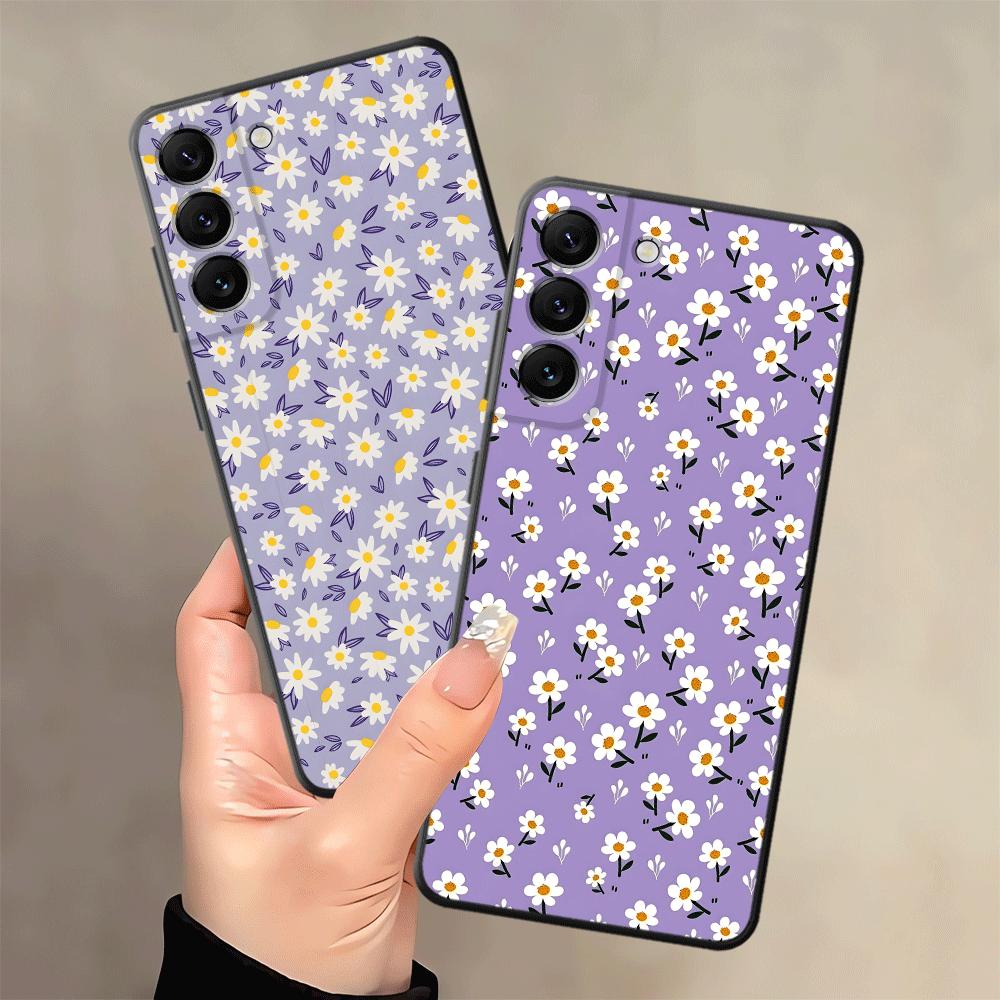 Cartoon Daisy Phone Cover Case for Samsung Galaxy A55 A41 A06 A50 A05 A70 A53 A17 A37 A12 A57 A15 A23 A13 A52 A36 A25 A16 A73
