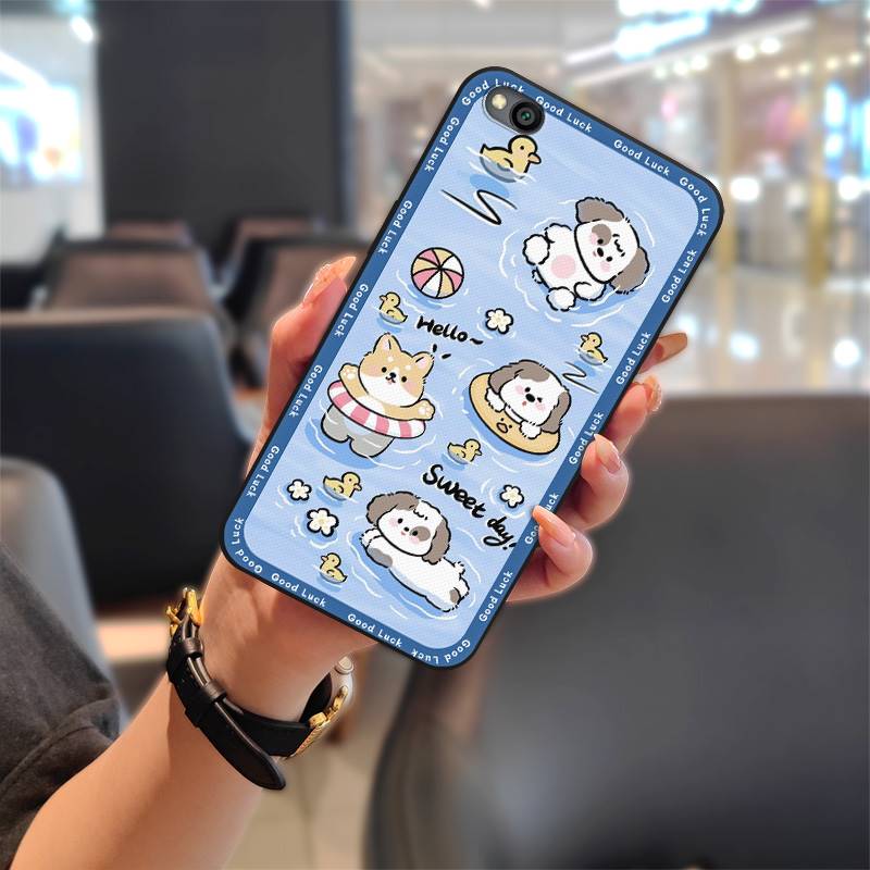 Dirt-resistant Anti-knock Phone Case For Xiaomi Redmi GO Cartoon Shockproof TPU Soft Case Waterproof Silicone Durable