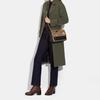New COACH Klare Artificial Leather Flap Bag Shoulder Bag Crossbody Bag Medium Size Women's Dark Khaki CC152-IME7V