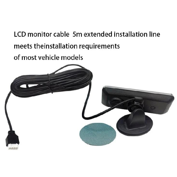 Multiple Radar Parking Sensor Kit Backlight Parktronic LED Display System Backup Monitor Detector Assistant
