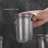 800ML Retro Stainless Steel Cups Large Capacity Beer Glass Drinking Beer Mug Metal Travel Drink Cup Bar Accessories