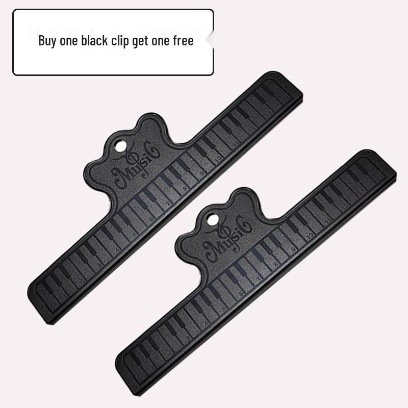 Piano & Guitar Sheet Music Holder with Clips for Songs & Sheets