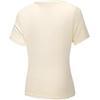 Anta Comfortable Simple Versatile Solid Color Round Neck Pullover Casual Sports Short Sleeve T-Shirt Women T-Shirt Cream-Yellow 162537133-3
