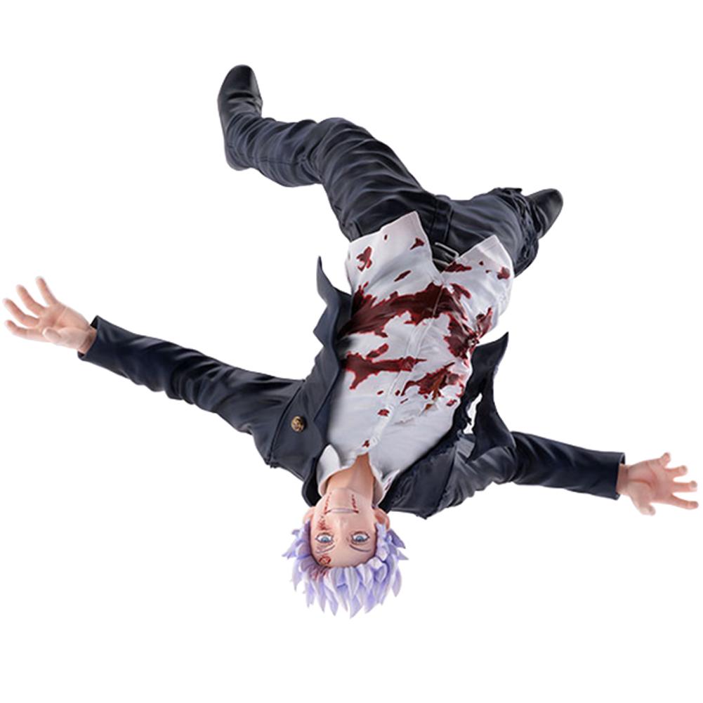 Interesting Toys Unisex Jjk Anime Figure Gojo Satoru Figurine Upside-Down Fighting Pose Action Figure Gojo Doll Model Collectible Toy Decoration Gifts