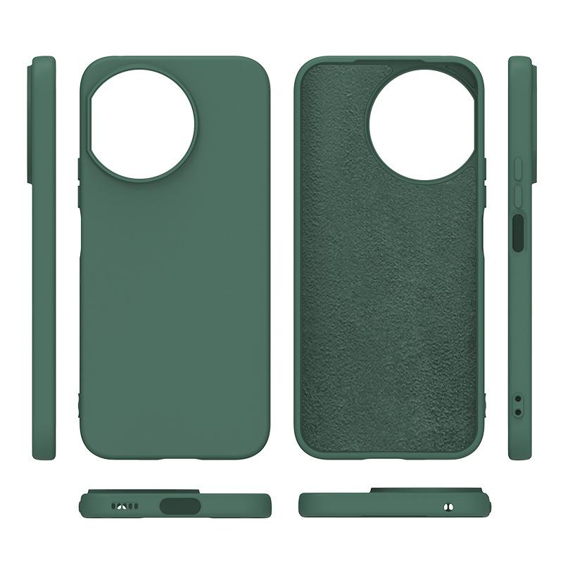 Applicable To Honor 600 Imitation Original Liquid Silicone Mobile Phone Case Honor X5C Solid Color Simple Dirt-resistant and Anti-drop Soft Case