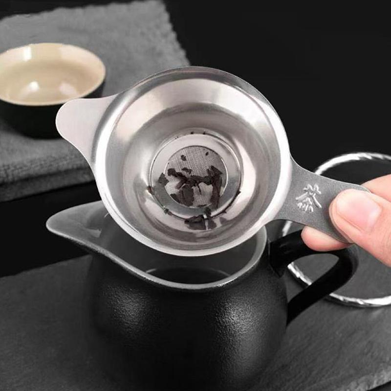 Tea Strainer 304 Stainless Steel, Teapot Teacup Filter, Reusable Tea Infuser, Chinese Teaware Accessories, Kitchen Tools