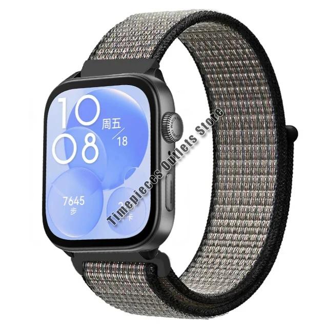 Nylon Loop Strap For Huawei Watch Fit 3 Sport Breathable Replacement Bracelet Wristband For Huawei Watch Fit 3 Belt Accessories