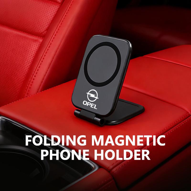 Car Magnetic Phone Holder Foldable Anti-shake Navigation Phone Stand For Opel Insignia Astra G J F K Vectra C H Corsa C B D