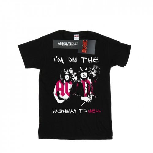 AC/DC Womens/Ladies I´m On The Highway To Hell Cotton Boyfriend T-Shirt