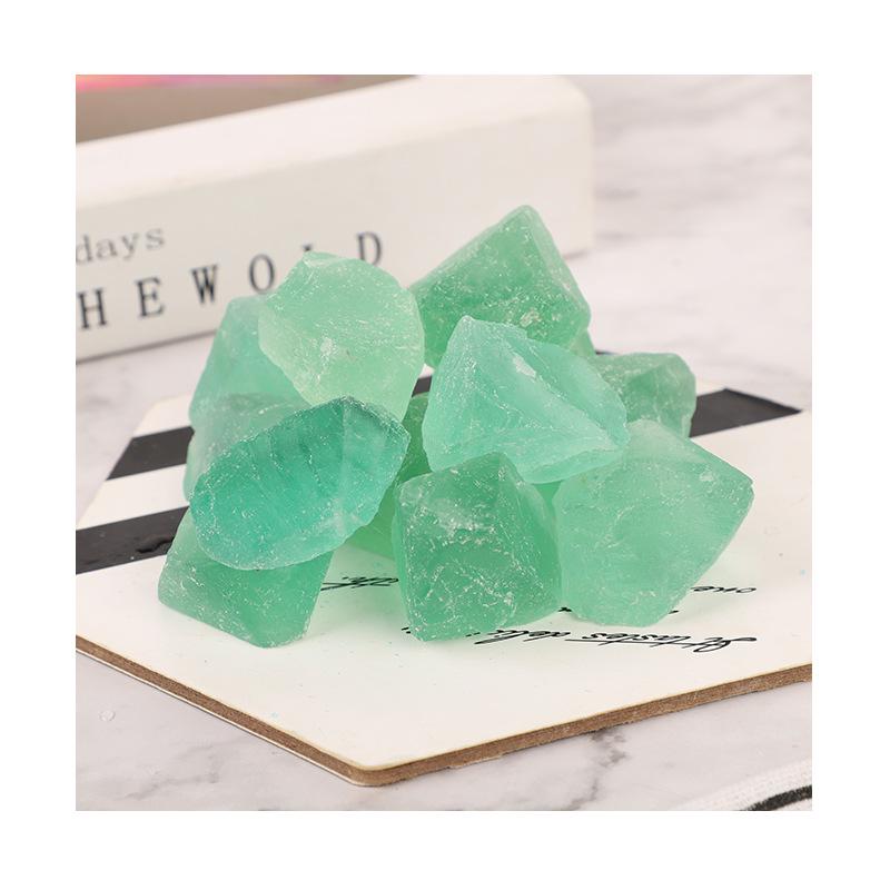 Green Fluorite Crystal Aromatherapy Diffuser Stones for Home Decoration