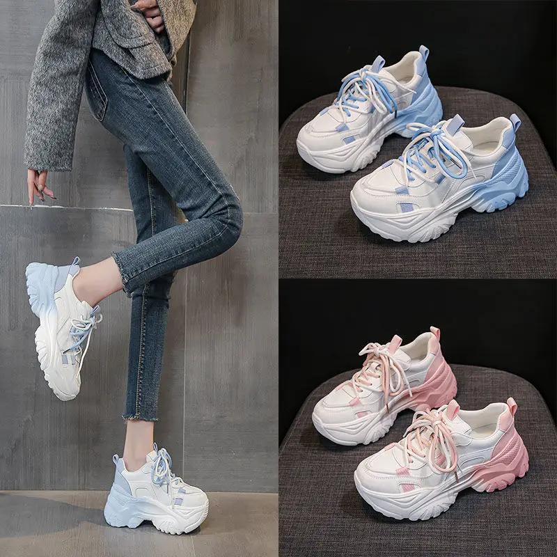 Spring Autumn Sneakers Shoes for Women High Quality Y2k Fashion Designer Luxury 2025 Vulcanized Shoe Original 39 Woman Footwear