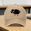 Schwarzes Schaf Silhouette Design Lässige Baseballkappe Sommer Trucker Hut Heißer Verkauf Wandern Angeln Hip Hop Hüte Unisex Erwachsener Baseballkappe