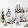 1 stk Mini Snødekt Juletre Fallende Snø Juletre Skrivebord PE Juletre PE Snødekt Julepynt