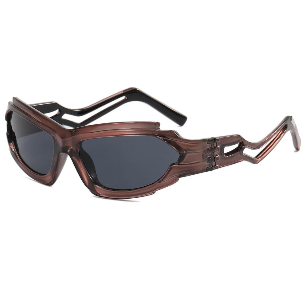 Superhot Eyewear 11417 Fashion 2023 Irregular Steampunk Shades Sporty Y2K Sunglasses