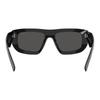 Prada Temple Branding Acetate Square Sunglasses Women's Black