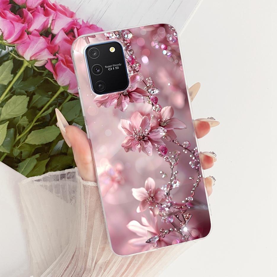 For Samsung Galaxy S10 Lite Case SM-G770F Luxury Butterfly Tree Painted Cover Soft Silicone Phone Case For Samsung S10 Lite Bags