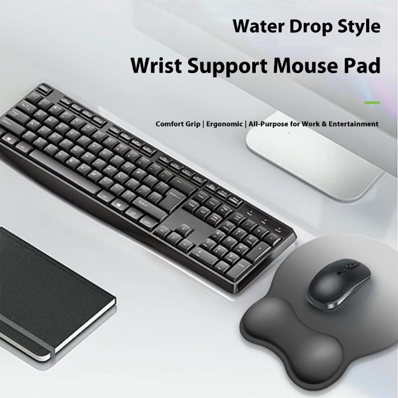 AntiSlip Mouse Pad With Memory Foam Wrist Rest Skin Friendly Ergonomic Wrist Support Gradient Color For Computer