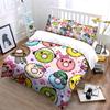 Cartoon Donut Design Home Decor Multiple sizes kid's and adults' bedroom Exquisite 3PC bedding set, gift