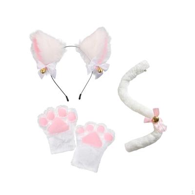 , Tail Paws, Halloween Costume Accessories, Decorative for Children And Adults, Animal Ears Long