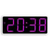 Huayang GH9005 Colorful LED Alarm Clock with Temperature Display Large Numbers Date Bedside Clock Popular Digital Clock