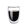 Shange Doppelwandige Glas Kaffee- und Teetassen mit Henkel