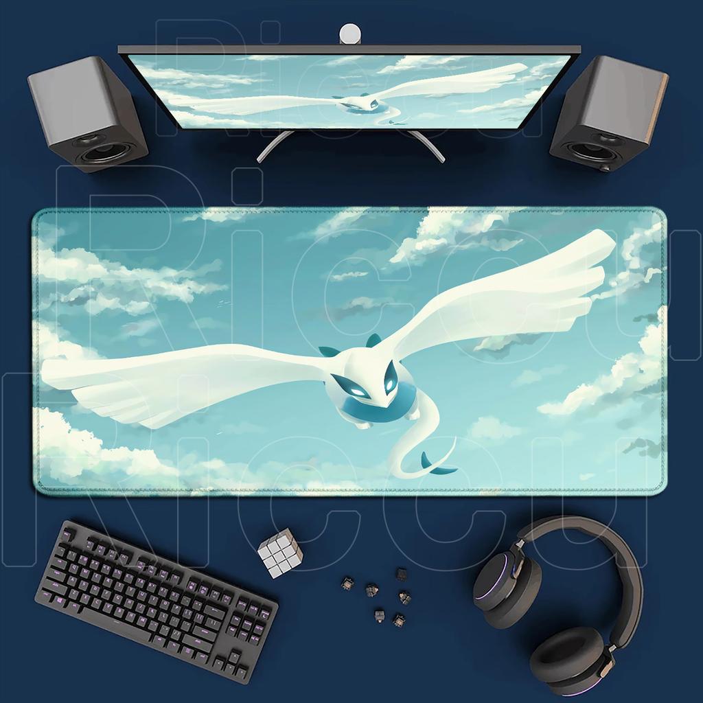 New Arrival Anime Mouse Pad PC Gamer Cabinet Mousepad Ppokemon Gengar Lugia Keyboard Rug Laptop Rubber Mat Desk Accessories XXL