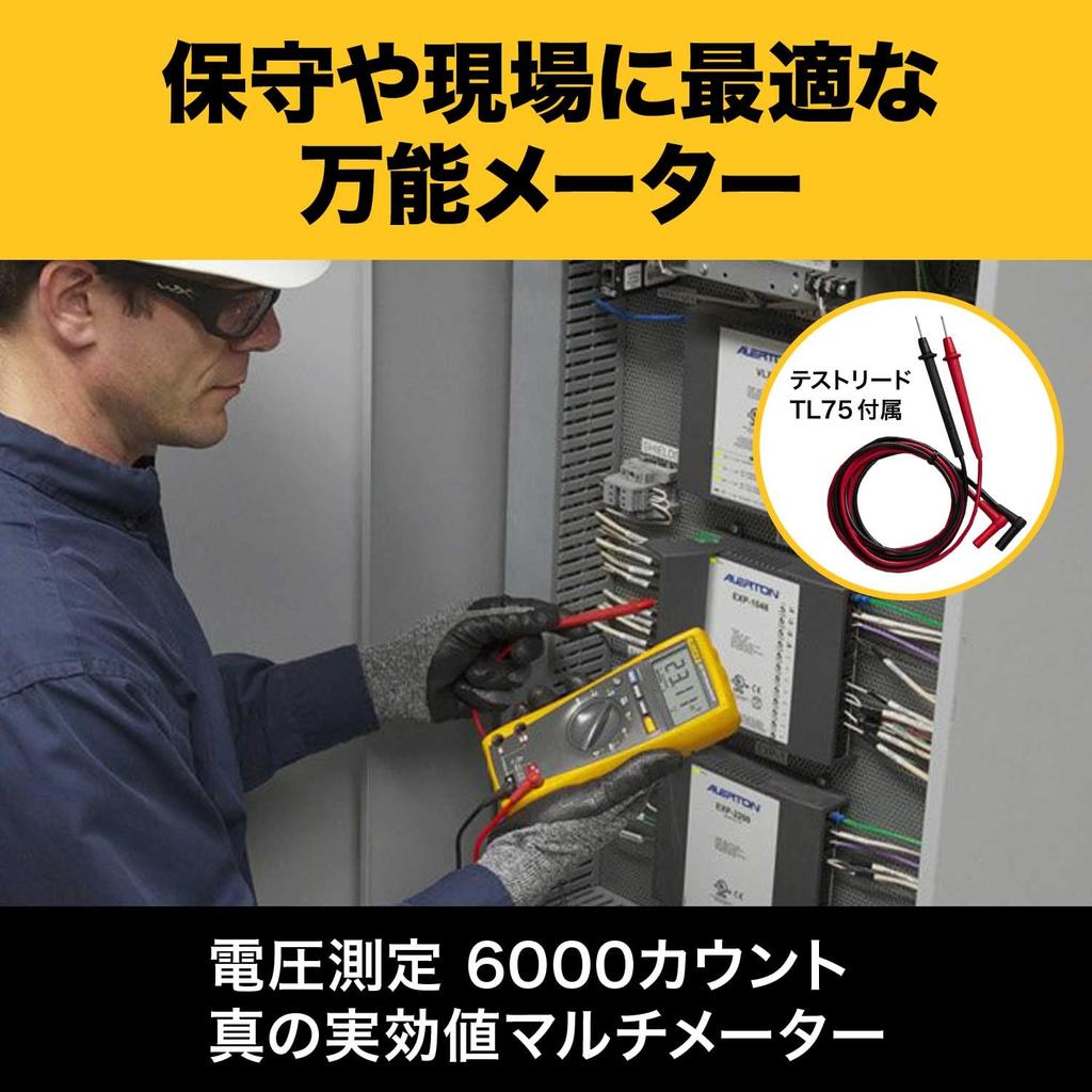Fluke True RMS Multimeter (Official Japanese Product) 175