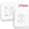Multi-Purpose Hooks Cable Organizer Double-Sided Adhesive Wall Hooks Waterproof Towel Hooks Stickers Kitchen Bath Door Hooks