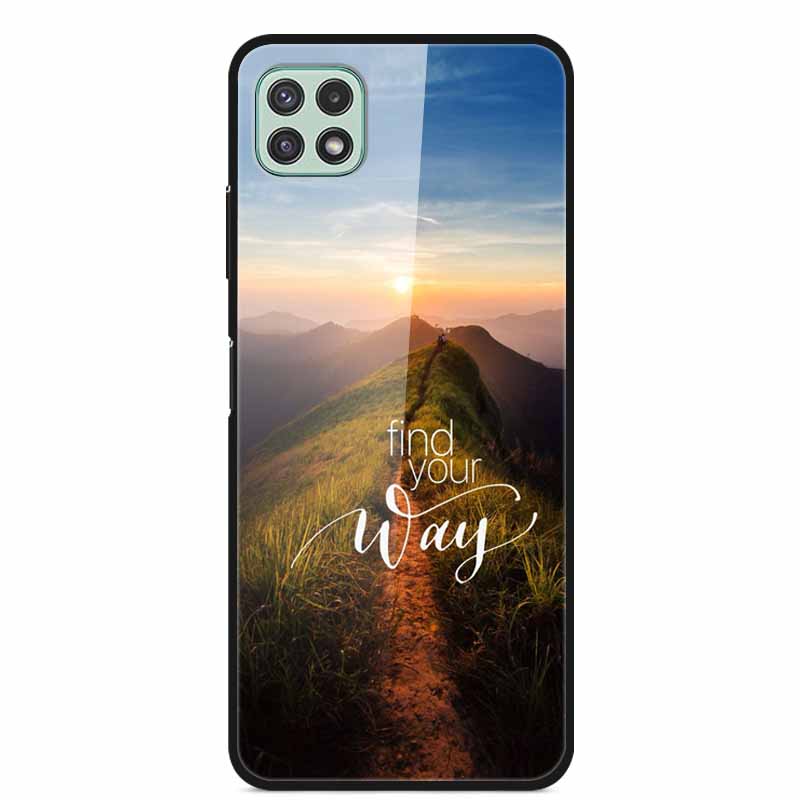 For Samsung Galaxy Wide5 Case Tempered Glass Hard PC Phone Back Cover for Galaxy Wide 5 Bumpers Cases Shell Coque 6.6'' SM-E426S