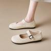 Augustine Soft-soled French Mary Jane Women's Shoes 2025 New Autumn Flat-soled Single Shoes Small Leather Shoes Women's Skirt