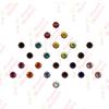Comet Busters Beautiful Handcrafted Multicolor Dot Bindis (3.5mm) (BIN2218)