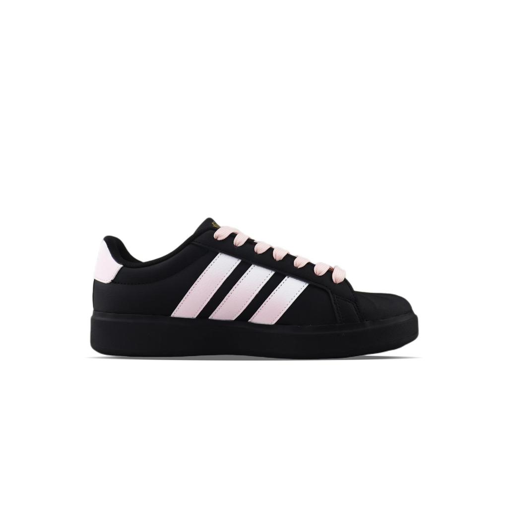 Adidas Street Talk Low top Skateboard Shoes Women's Black Pink JS5053(Team840--)