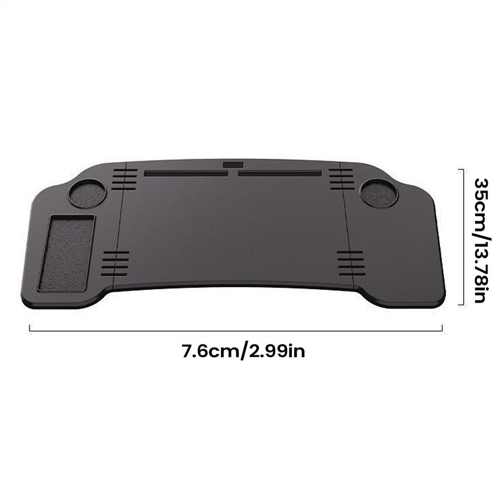 Car Trays For Eating Non-Slip Automotive Laptop Desk Car Steering Wheel Desk Tray For Truck Vehicle Sedan Road Trip Camping