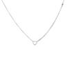Open Heart Necklace Original 925 Sterling Silver Link Chian Necklaces & Pendants for Women Fashion Jewelry