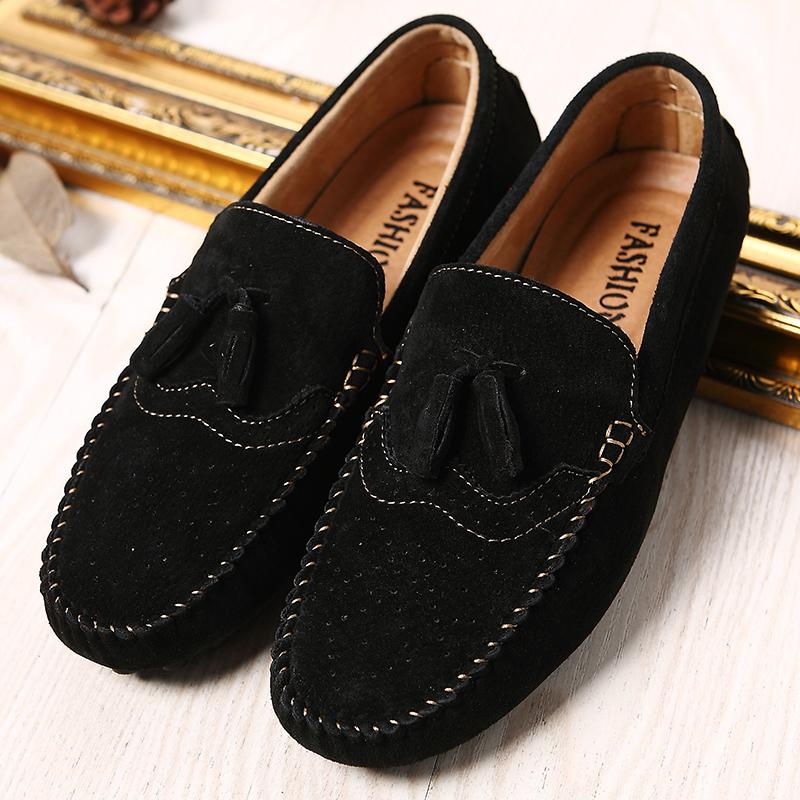 Ležérní boty pánské slip on mokasíny kožené boty pánské Móda 2024