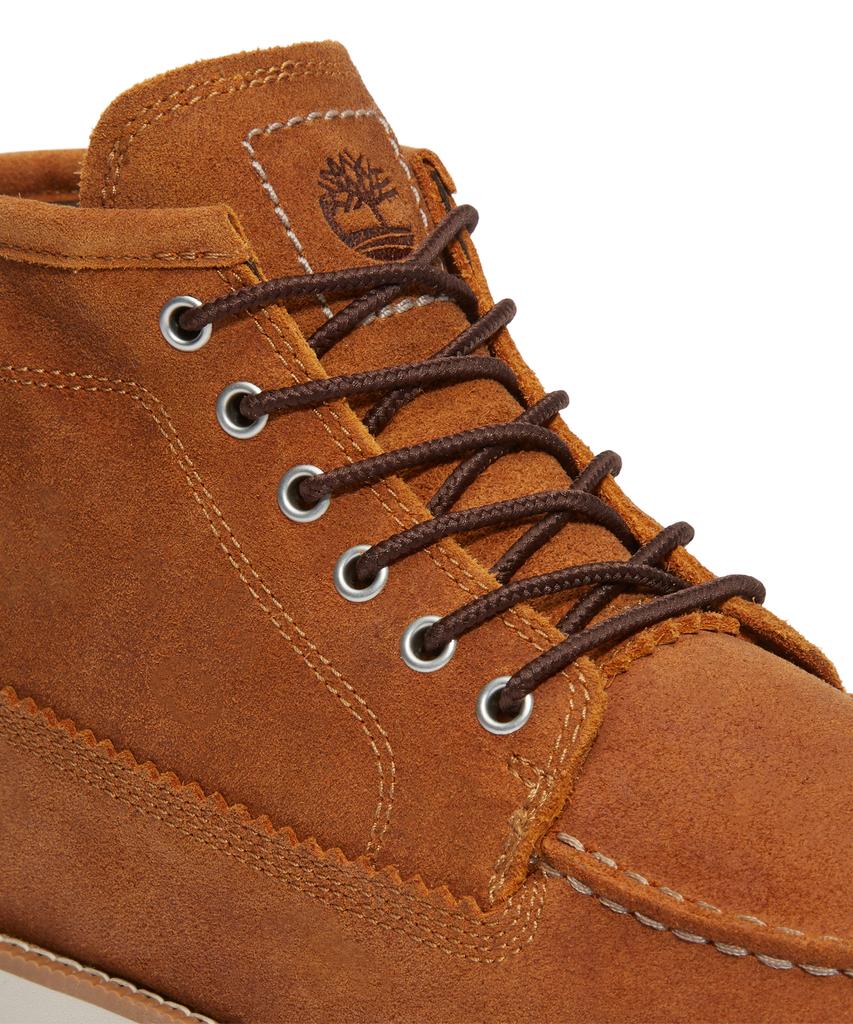 Timberland (Men'S) Britain Mills Mid-Lace Chukka Boots - Rust Suede / A6Cep-Eiz