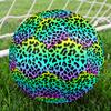 Dazzling colors Indoor Soccer Ball Colorful Machine Stitched PVC Size 5 Team Training Competition Ready Durable High-Bounce Cool Sports Gift