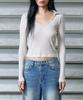 Weseuken Sheer Collar Long Sleeve (Cream)