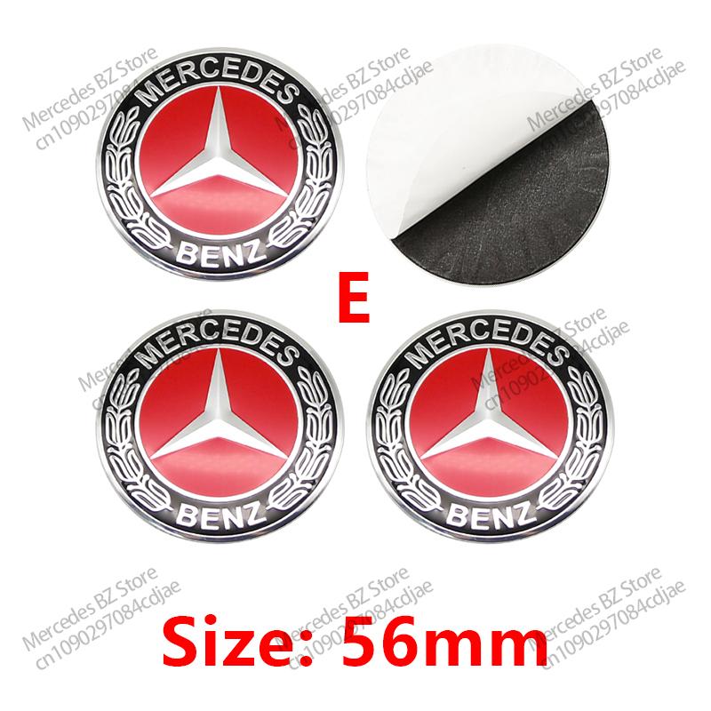 4pcs 56mm 60mm 75mm Car Wheel Center Logo Hub Cap For Mercedes Benz AMG Apple Tree W211 W205 W213 W203 C218 A207 CLA CLS E Class