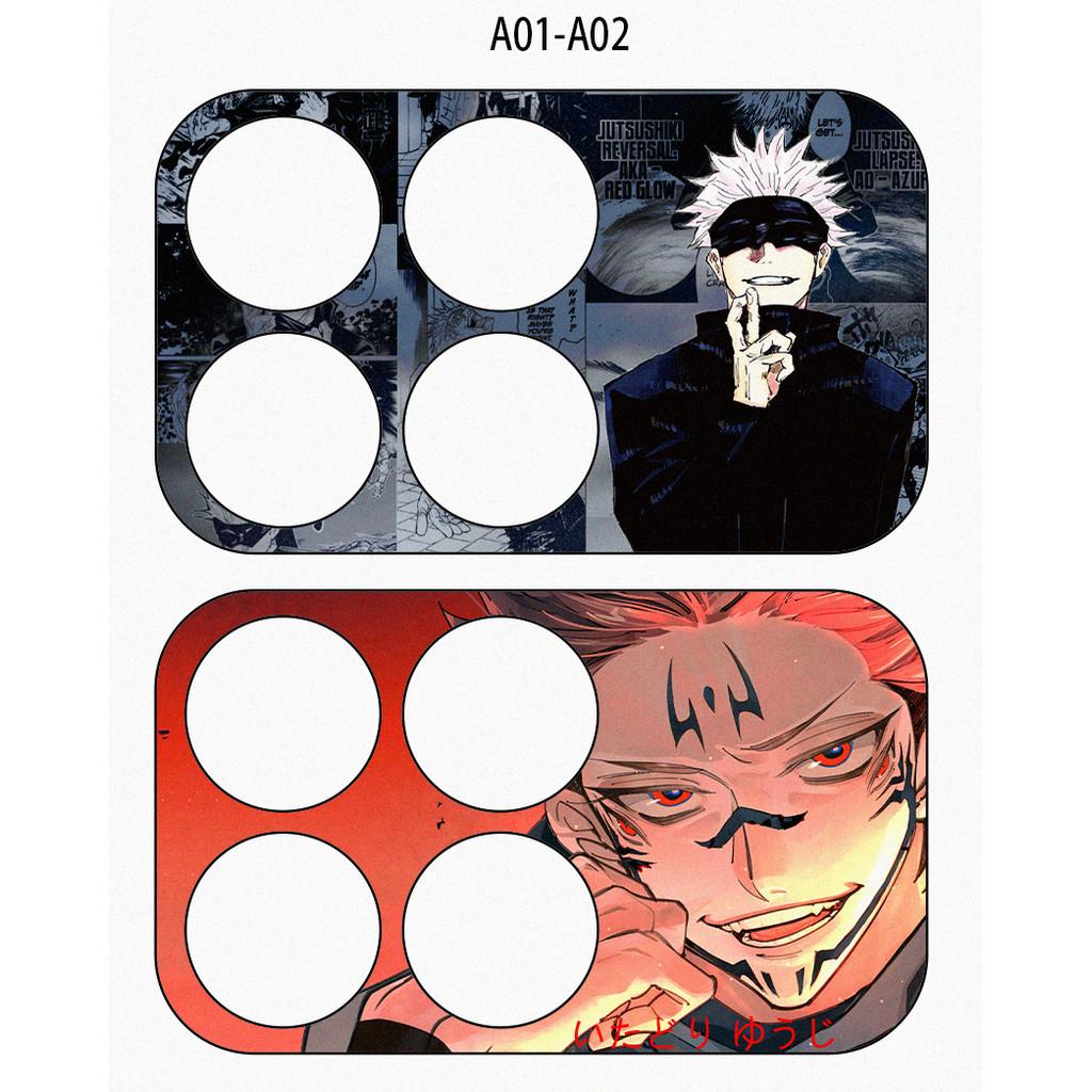 For POCO F8 Pro F6 Pro X6 Pro Redmi K90 K70 Pro Soft Camera Paper Sticker Film/ Micro Frosted Jujutsu Kaisen Gojo Satoru Printing Decoration Stickers POCO F8 Pro/Redmi K90