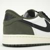 Baskets Homme Air Jordan 1 Retro Low OG Olive Moyenne Marron Noir-Summit-Blanc-Voile HQ6998-200