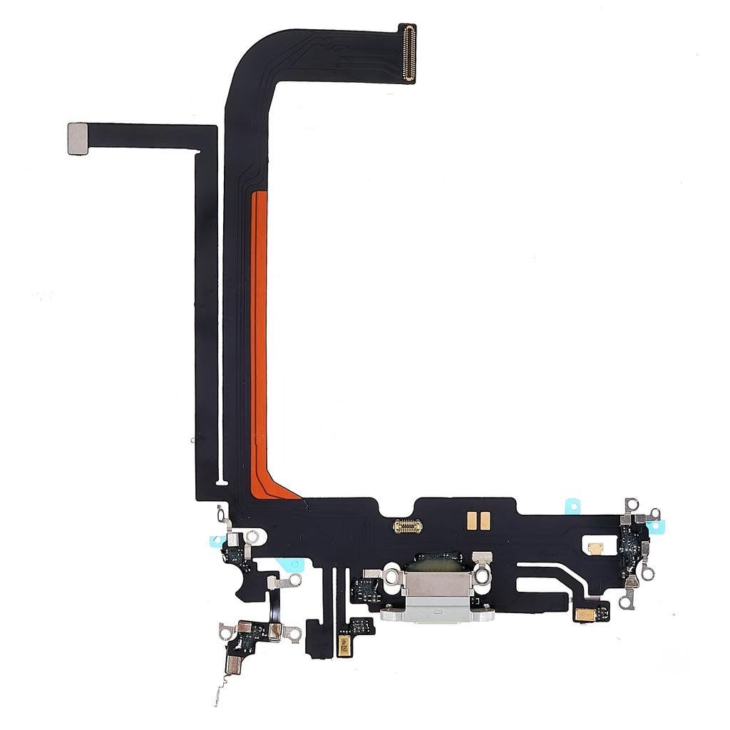For iPhone 13 Pro Max 6.7 Inch Dock Connector Charging Port Flex Cable Replacement (without Logo)