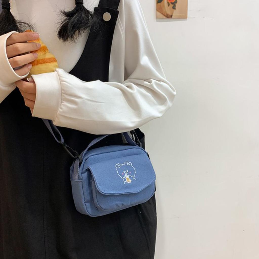 Japanese Harajuku Ita Bag for Women Canvas Itabag High School Girls Uniform JK Crossbody Shoulder Bag