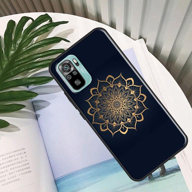 Mandala Chakra Yoga Case For Xiaomi Redmi Note 11 Pro Back Cover For Redmi Note 10 8 9 Pro 9S 10S 9A 9C 9T