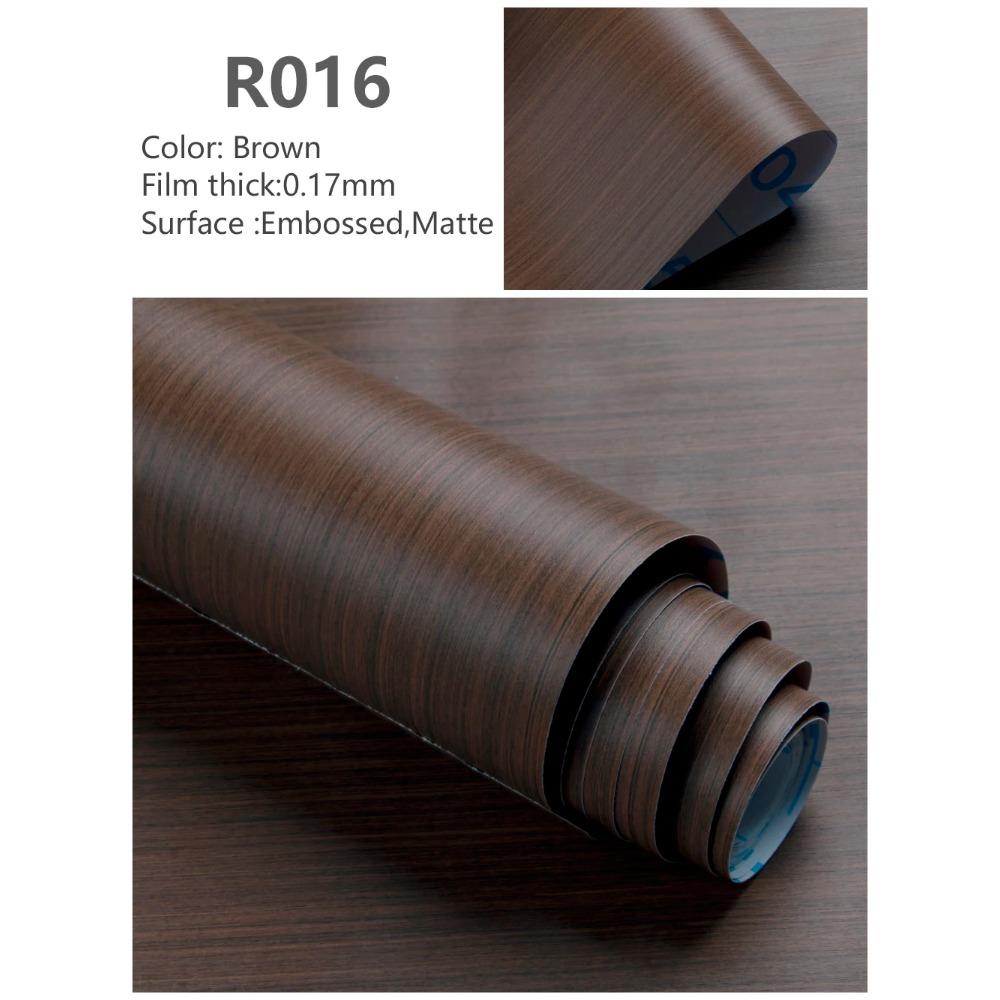 

Brown Wood Grain Wallpaper Self Adhesive Wall Stickers for Cabinets Furniture Countertops Drawer Shelf Liner Home Decor Stickers 57x400cm-22.4x157in