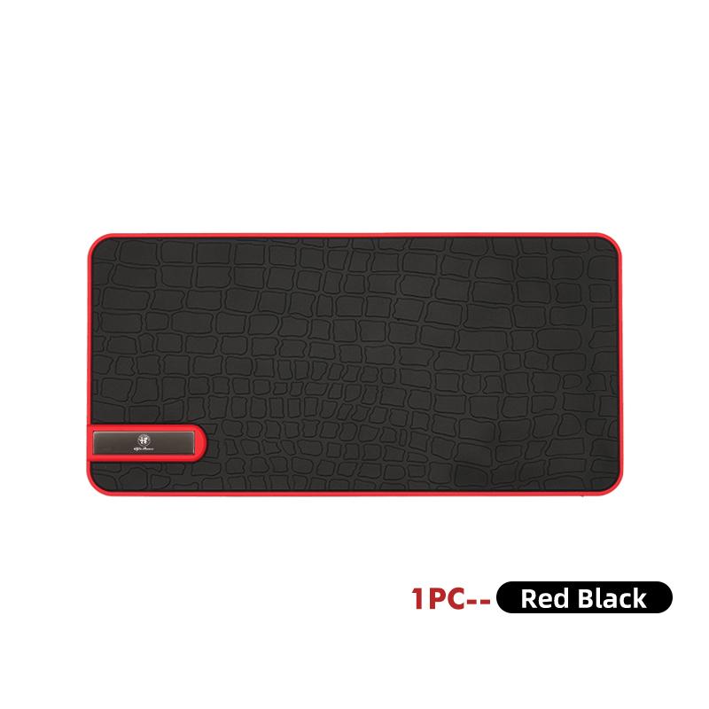 

For Alfa Romeo 1PC Car Logo Rubber Anti-Slip Pad Auto Dashboard Phone Stand Non-Slip Mat For Alfa Romeo Giulia 147 Mito 156 159