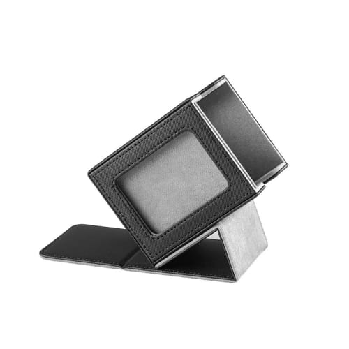HG CHASING TRIBE Deck Case, Trading Card Case for Top Loaders, PU Leather, Holds Up To 240 Cards or 40 Top Loaders, with Display Window, Large Capacit